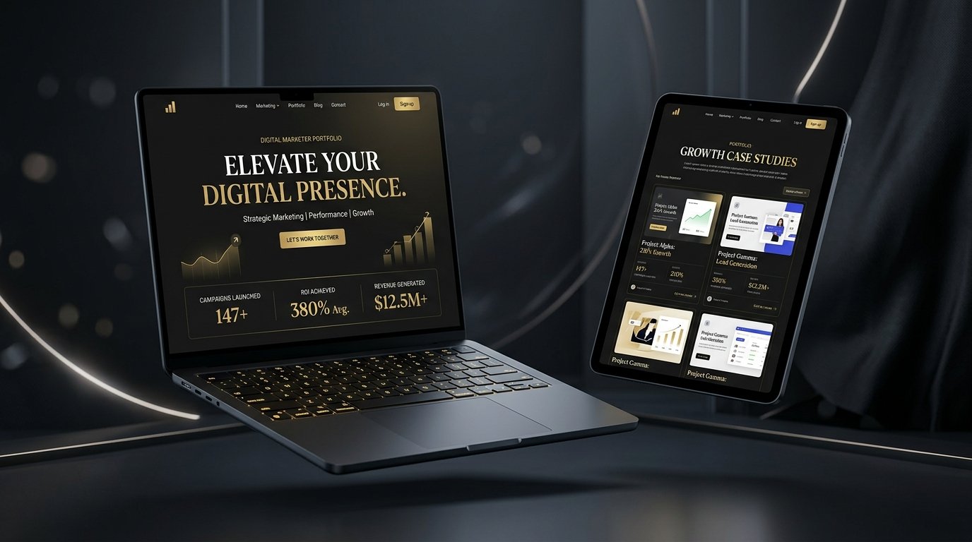 Digital Marketing Portfolio Website Design & Development